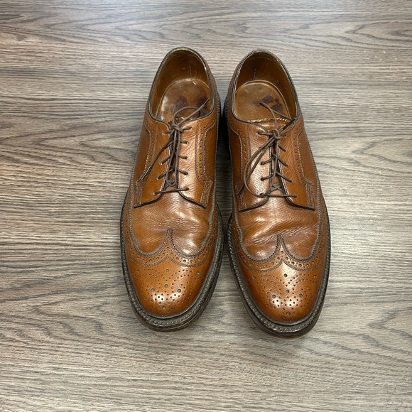Florsheim Imperial 93602 Walnut Pebble Grain Wingtips 10 A main image 5